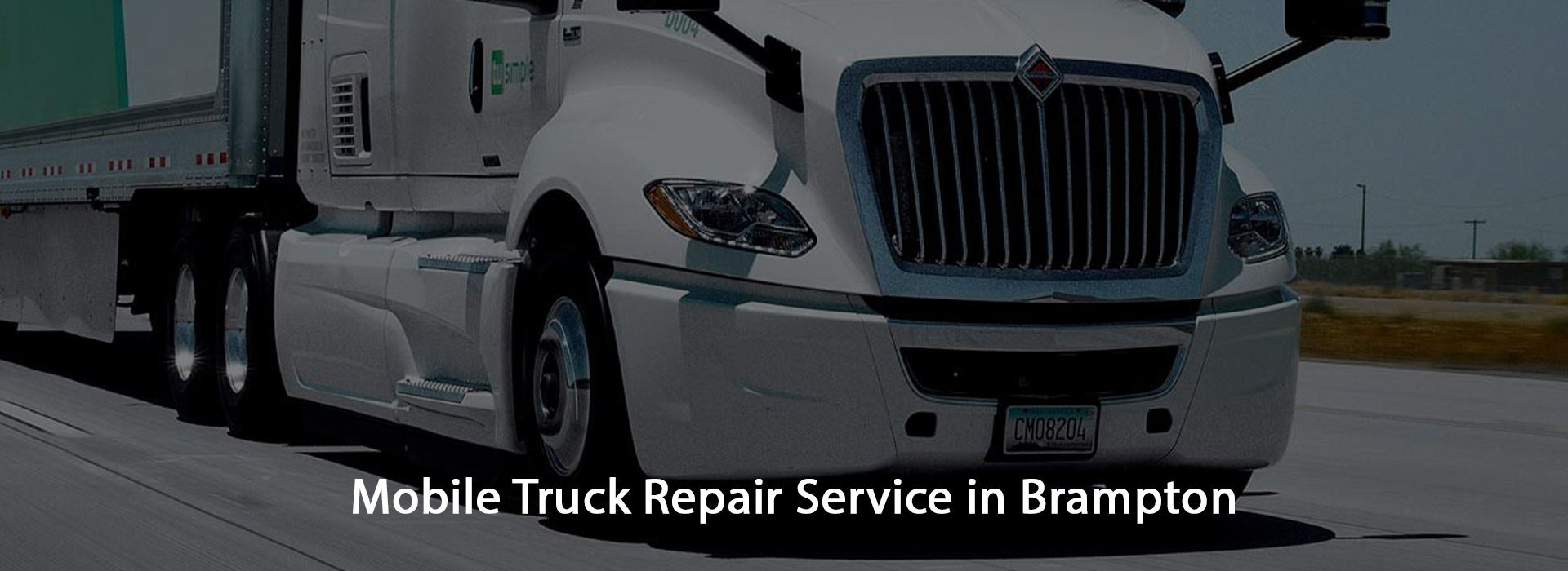 Mobile truck repair service in Brampton
